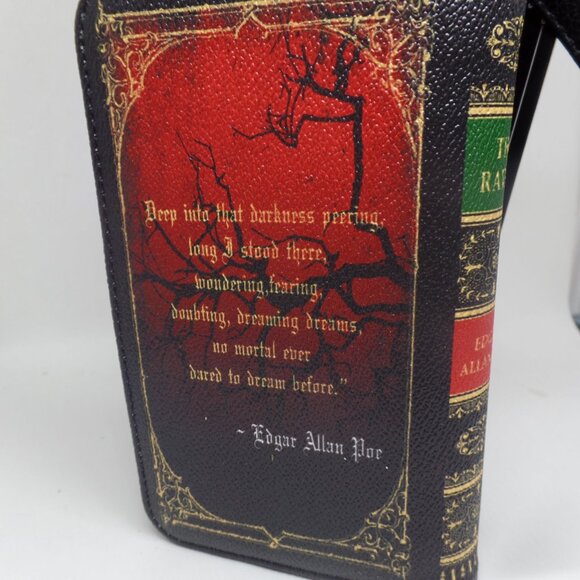 Edgar Allan Poe The Raven Wallet Wristlet NWT - Picture 2 of 3